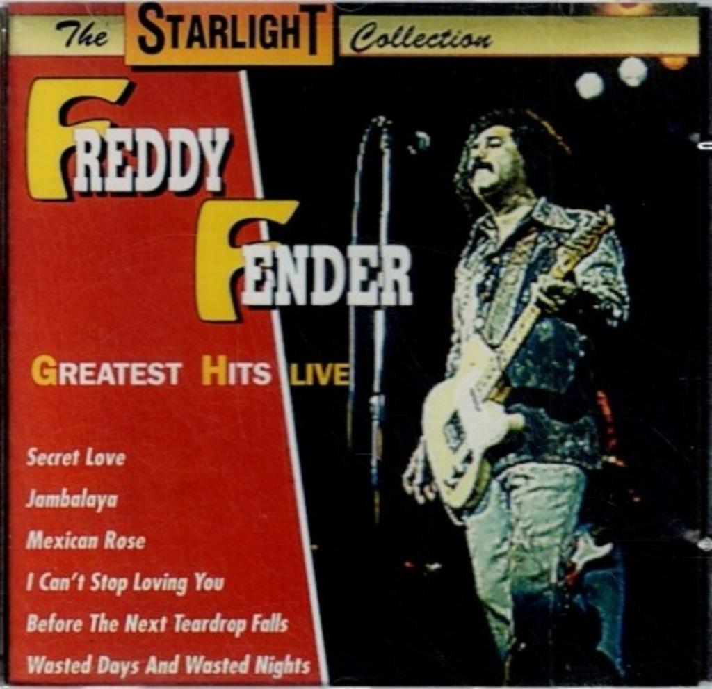 cd   -   Freddy Fender   – Greatest Hits Live, Enlèvement ou Envoi