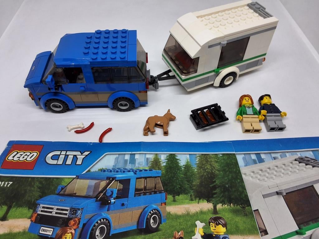 Lego City 60117 Van & Caravan, Enlèvement ou Envoi