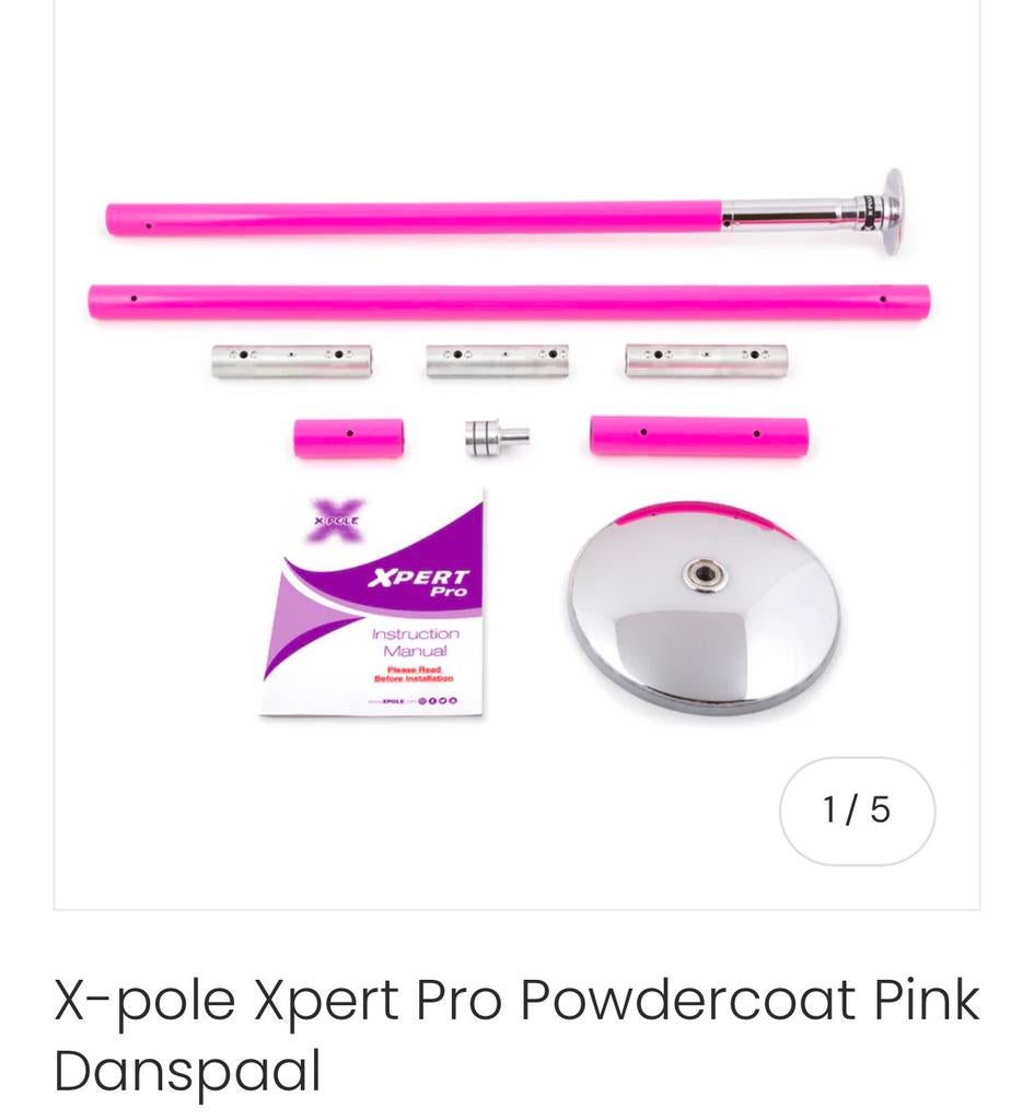 Danspaal Pink, Sport en Fitness, Ophalen, Zo goed als nieuw