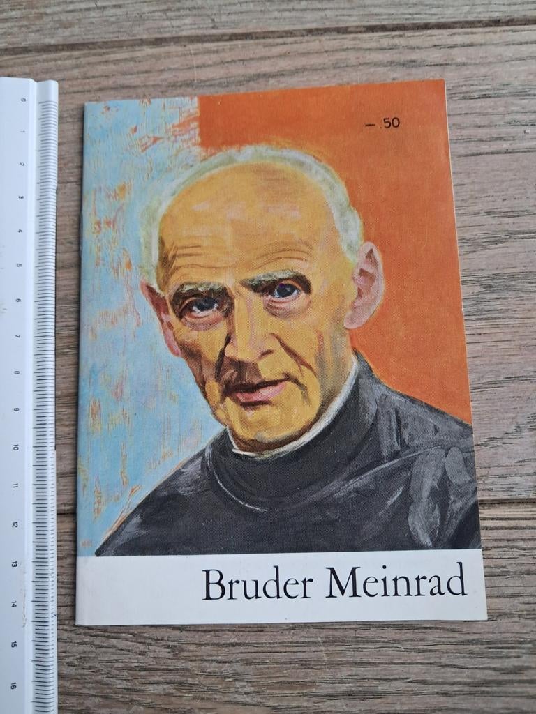 Duitstalig boekje : broeder Meinrad, benedictein Zwitserland, Verzamelen, Ophalen of Verzenden