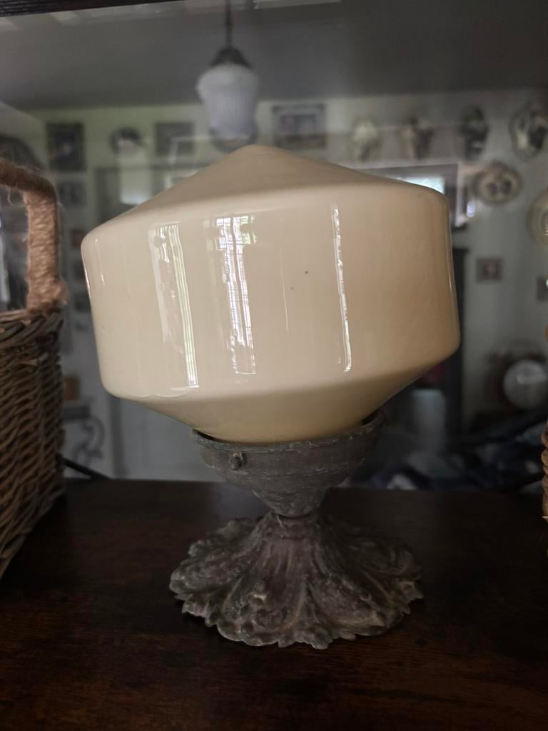 Antiek opaline lampje, Antiek en Kunst, Ophalen