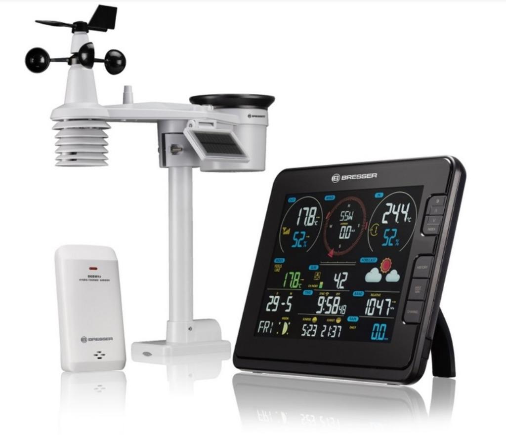 Bresser 7-in-1 weerstation (zonder buitenunit: zie tekst), Audio, Tv en Foto, Weerstations en Barometers, Zo goed als nieuw, Weerstation