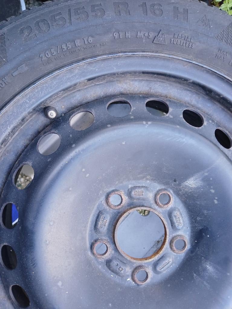Continental winterbanden met velgen, Auto-onderdelen, Banden en Velgen, Ophalen, Gebruikt, 16 inch, Banden en Velgen