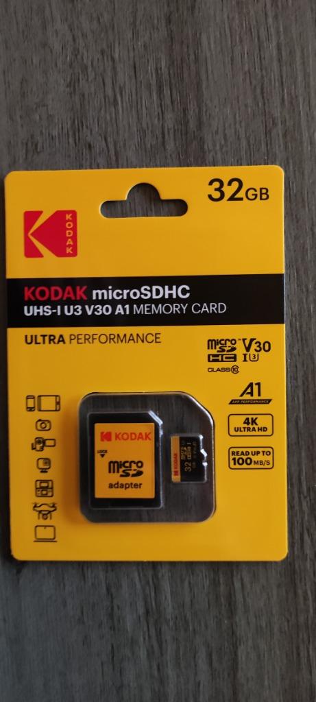 Kodak microSD 32gb, 64gb, Audio, Tv en Foto, Foto | Geheugenkaarten, Nieuw, Ophalen of Verzenden, Kodak, MicroSD