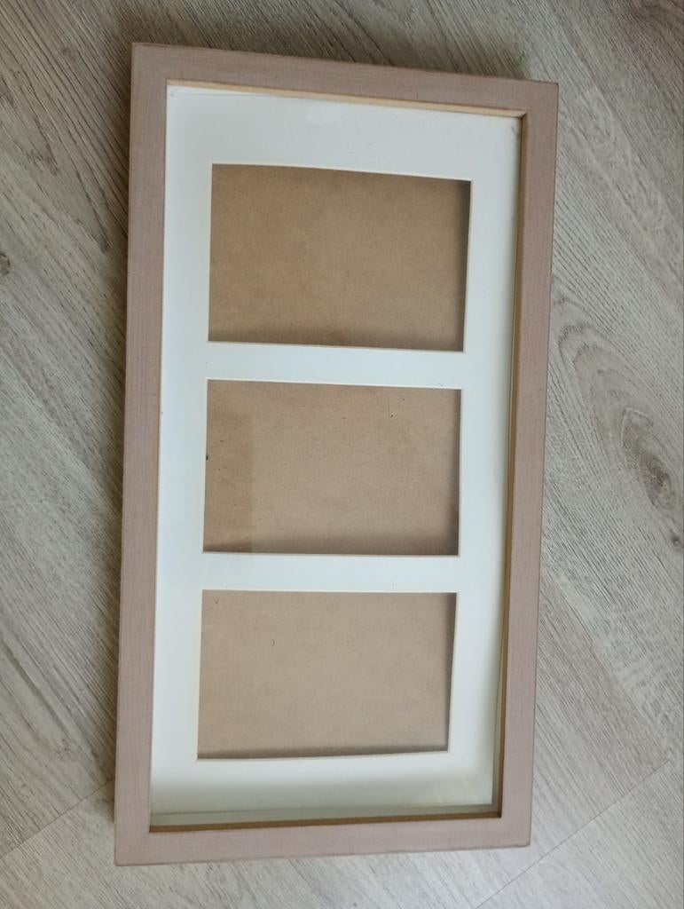 kader voor 3 foto's, Ophalen of Verzenden, Zo goed als nieuw