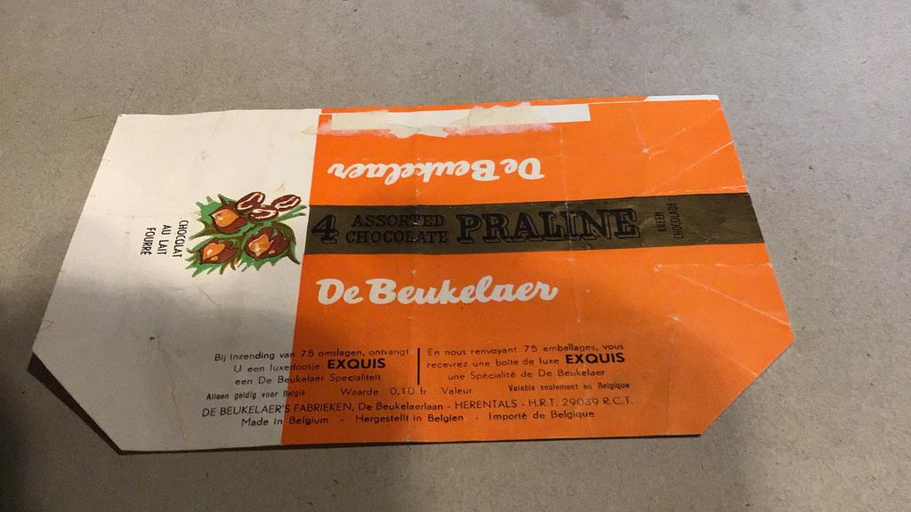Chocolateries de beukelaer (f4), Collections, Enlèvement ou Envoi, Utilisé, Emballage