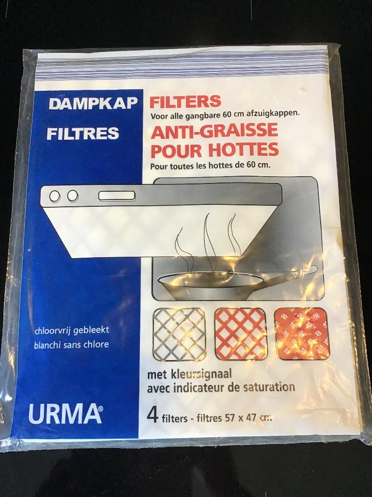 4 filters voor dampkap met signaal, Enlèvement ou Envoi, Neuf