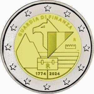 2€ munt Italie 2024 (unc), Ophalen, Losse munt