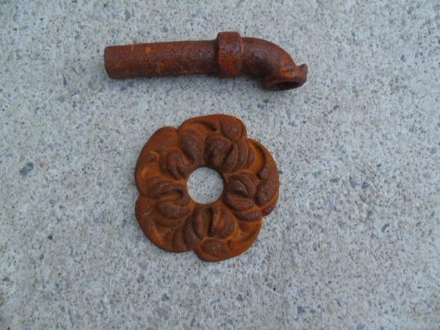 rosace plaque, jet d eau fontaine ,sortie d eau en fonte, Jardin & Terrasse, Pièces d'eau & Fontaines, Enlèvement ou Envoi, Neuf