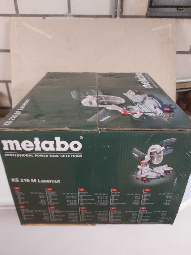 Afkortzaag Metabo, Doe-het-zelf en Bouw, Ophalen, Nieuw, 600 tot 1200 watt, Afkortzaag