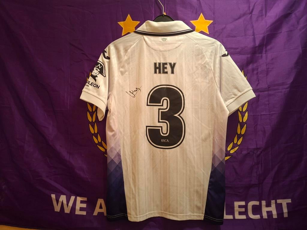 Matchworn anderlecht hey, Ophalen of Verzenden