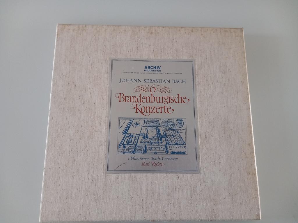 Coffret vinyle 2LP Johann Sebastian Bach Branderburger Conce, Enlèvement ou Envoi, 12 pouces