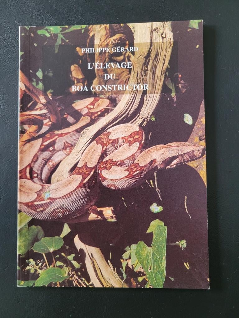 L'élevage du boa constrictor, Ophalen of Verzenden, Zo goed als nieuw