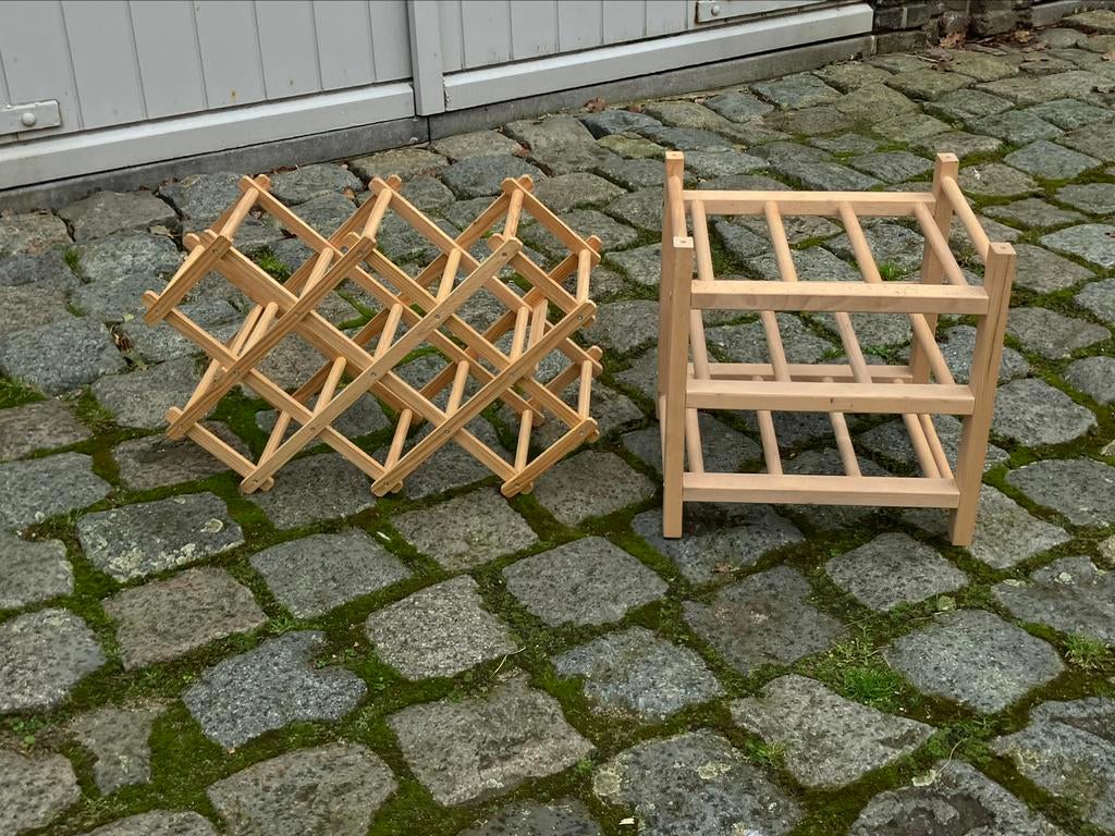 Houten wijnrek, Ophalen of Verzenden
