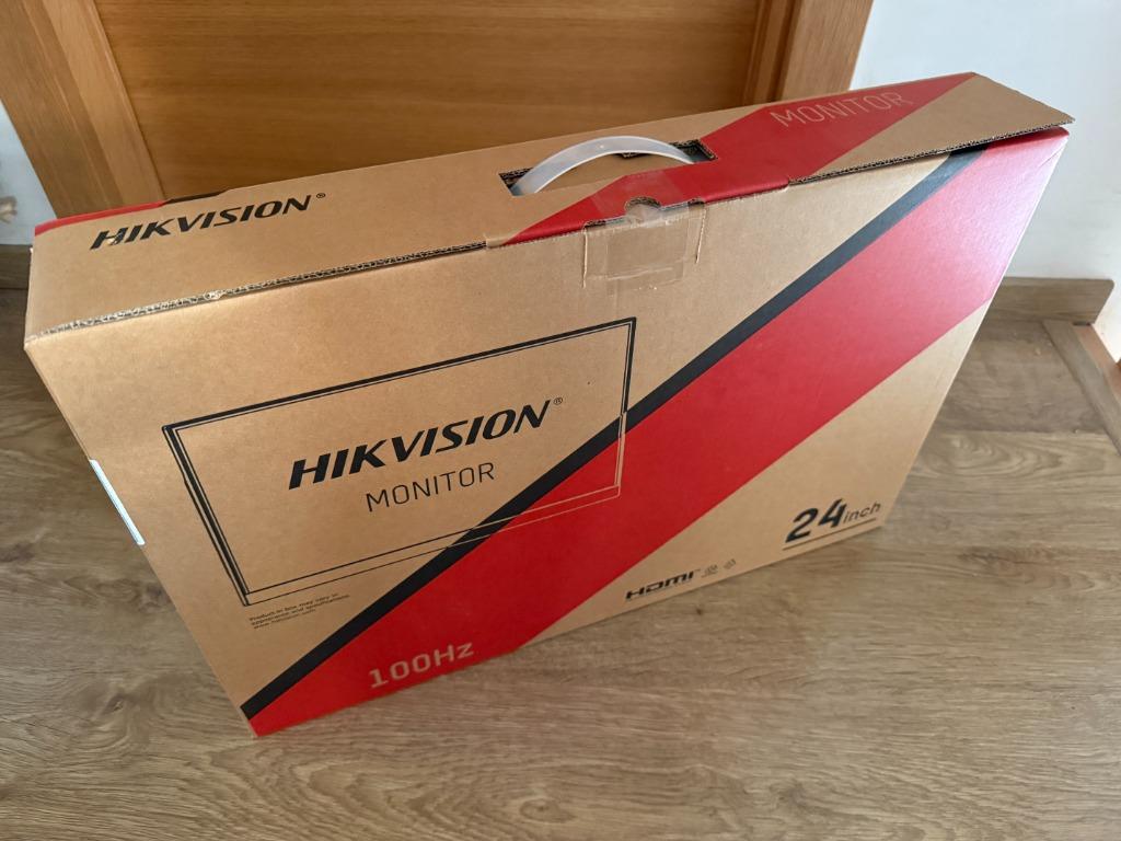 Hikvision 24" security monitor DS-D5024F2-1P2 24/7 nieuw, Neuf, Hikvision, IPS, Enlèvement ou Envoi