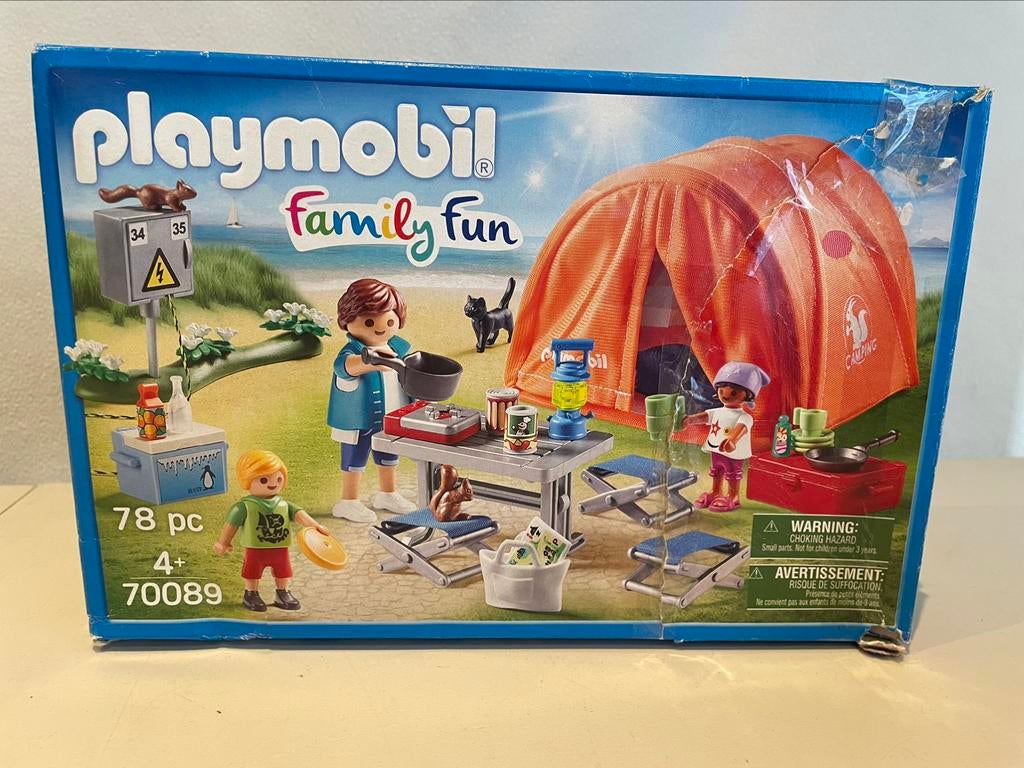 70089 kampeerders met tent, Enlèvement ou Envoi, Comme neuf
