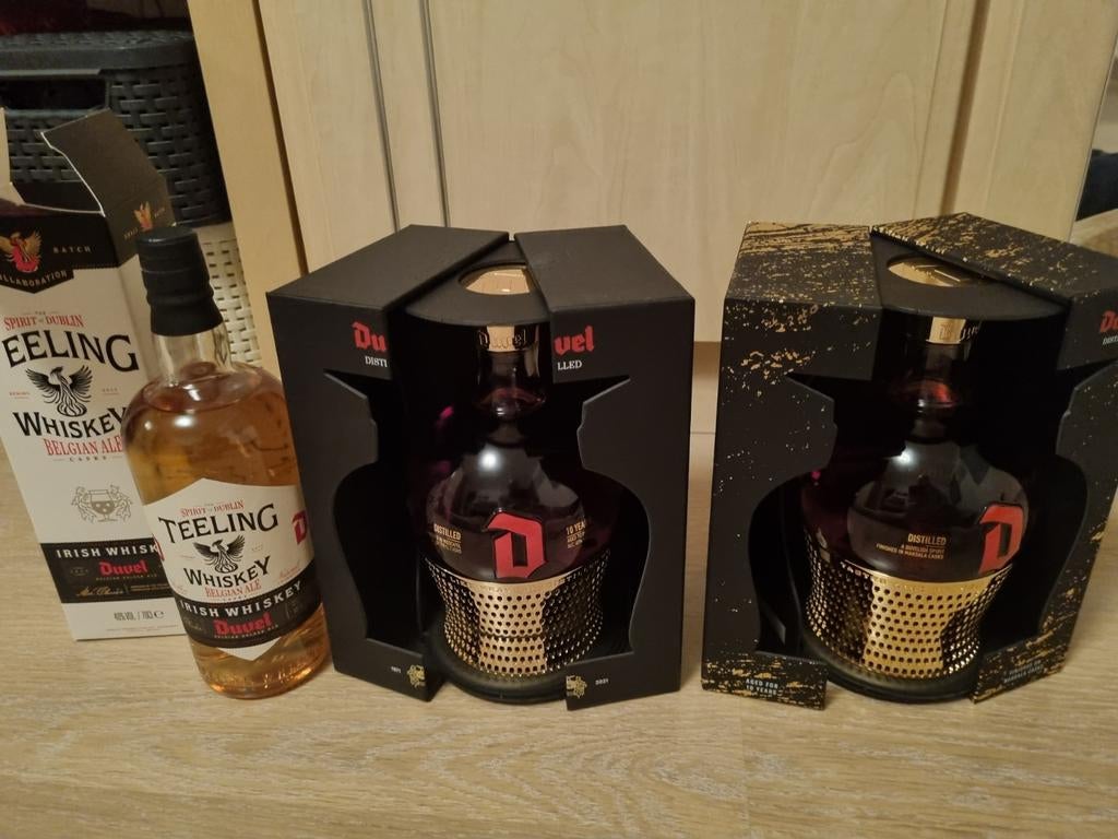 Duvel whiskey, Verzamelen, Ophalen