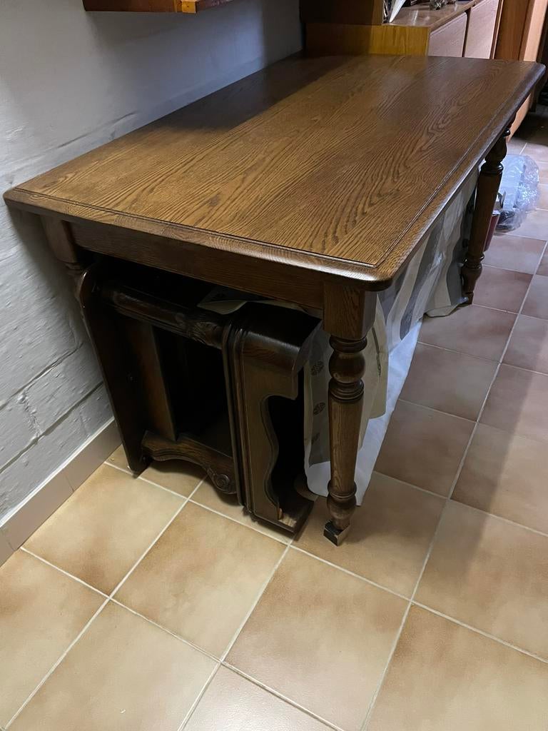 Eettafel met stoelen, Ophalen, Zo goed als nieuw