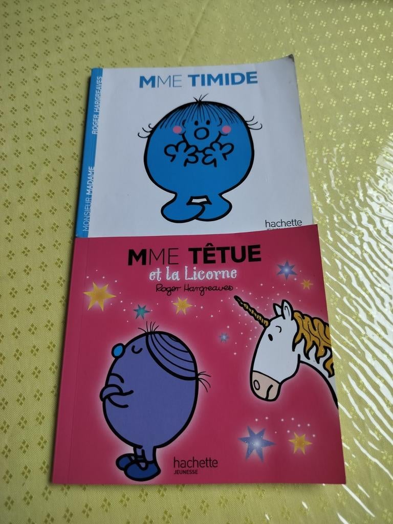 2 livres Monsieur Madame, Livres, Utilisé