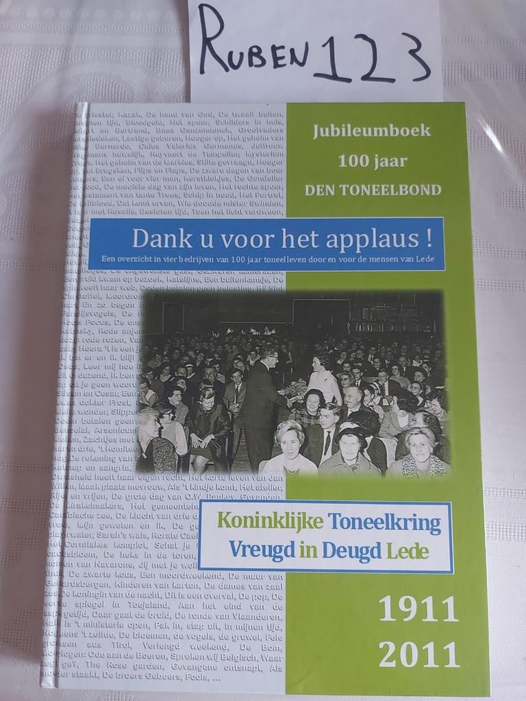 Dank u voor het applaus Lede, Boeken, Geschiedenis | Stad en Regio, Zo goed als nieuw, Ophalen of Verzenden