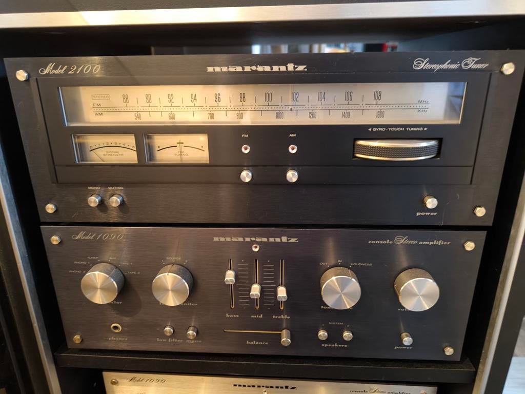 MARANTZ ZWART ZELDZAAM VINTAGE 2100/1090, Ophalen, Gebruikt