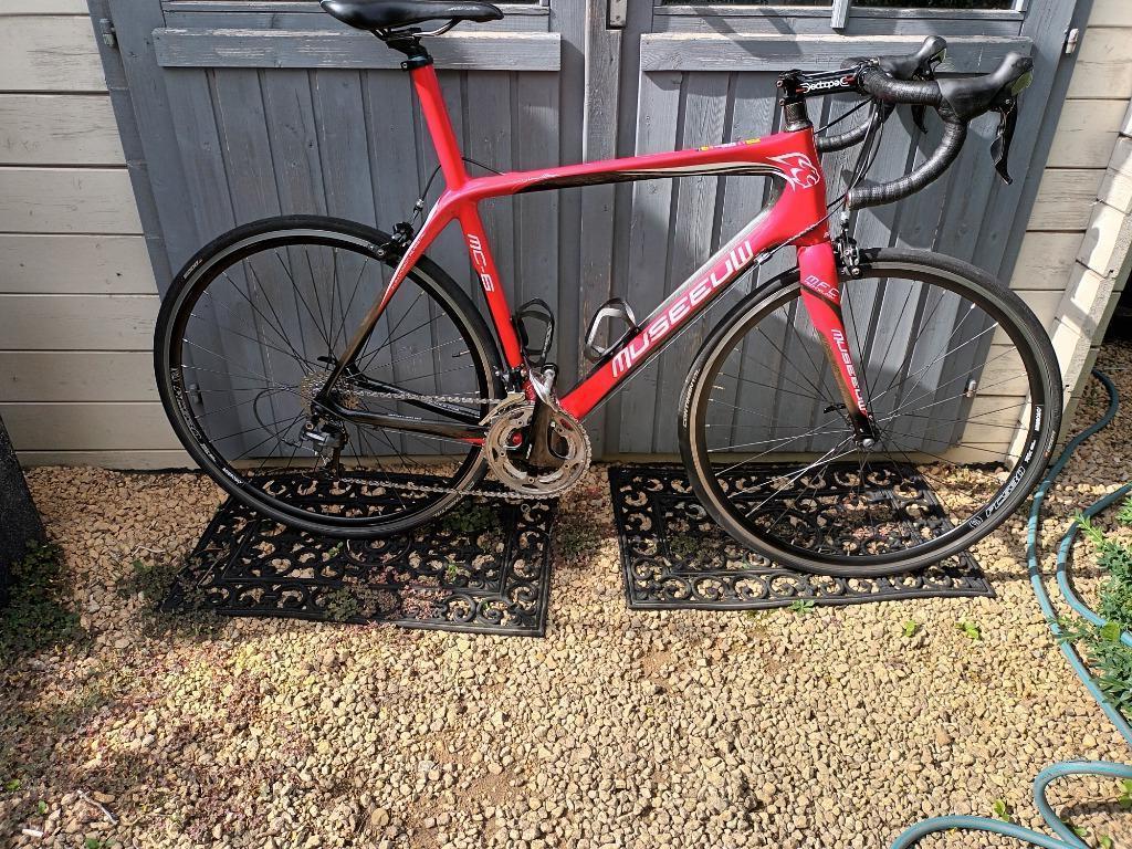 Museeuw Bike rood, Fietsen en Brommers, 28 inch, Gebruikt, Carbon, Heren