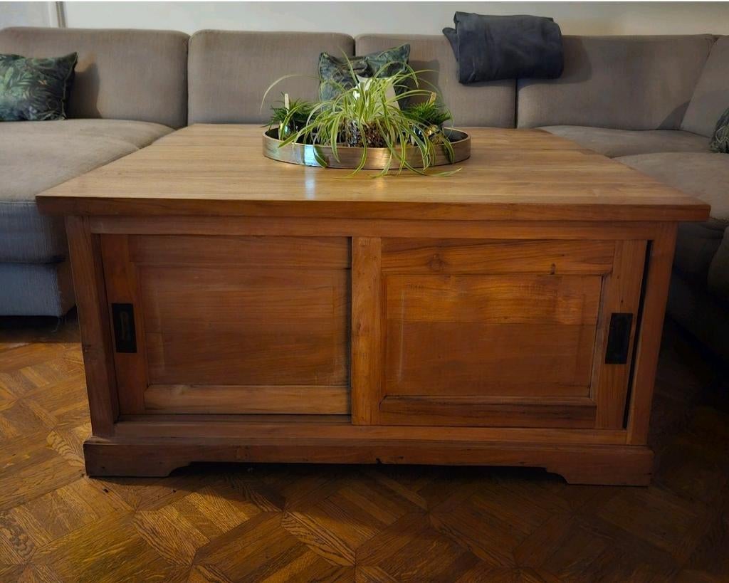 Salontafel Teak, Ophalen