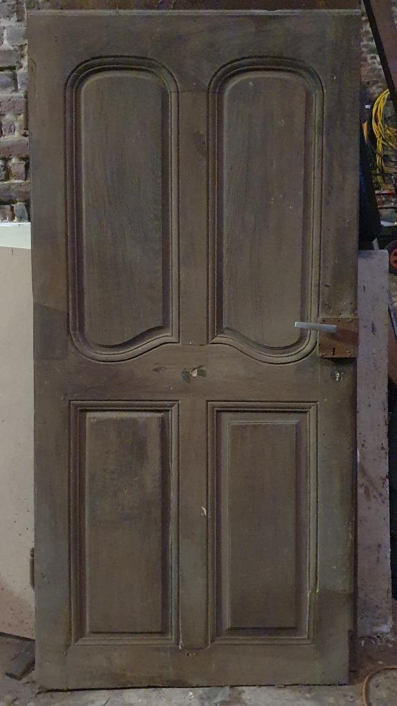Portes anciennes en chêne, bon etat, Bricolage & Construction, Enlèvement, Bois