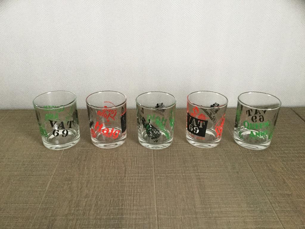 Set whisky glazen VAT69, Enlèvement ou Envoi, Utilisé