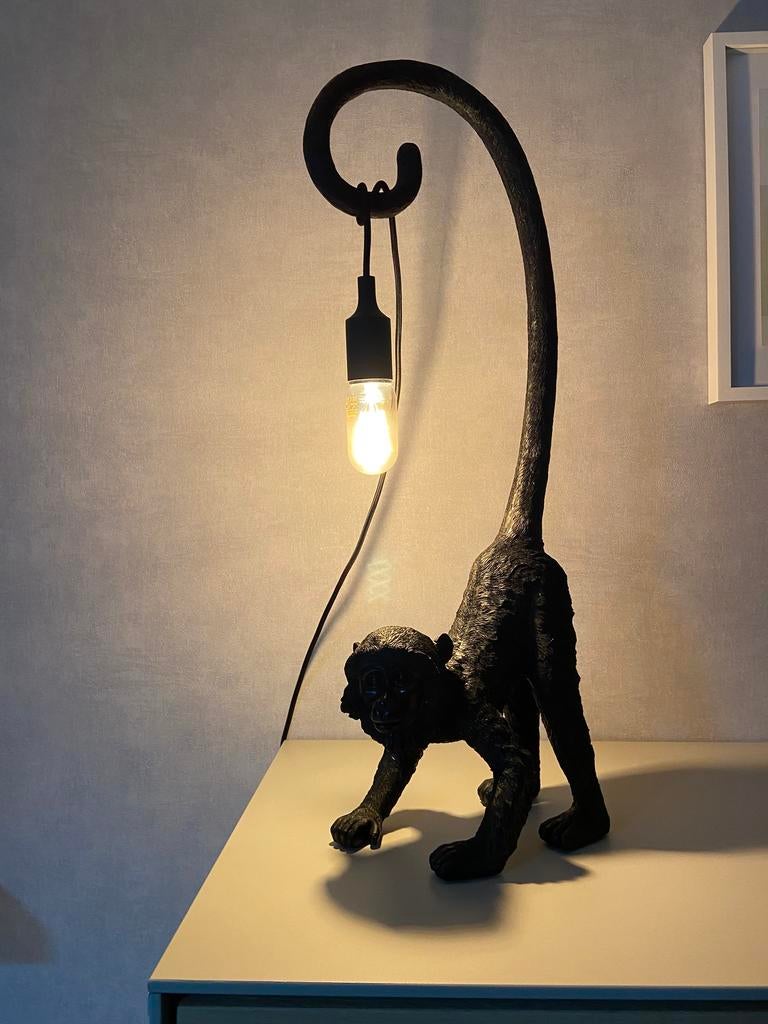 Aap met lamp, Huis en Inrichting, Ophalen of Verzenden, Zo goed als nieuw