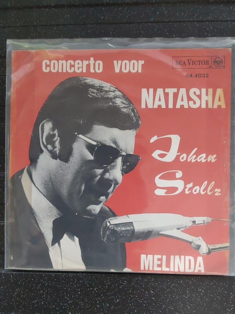 45T Johan Stollz - Concerto voor jou Natasha, Cd's en Dvd's, Ophalen of Verzenden, Gebruikt, Overige genres