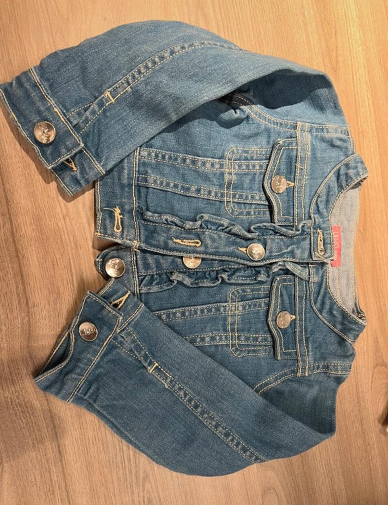 Kort Jeans jasje Liu Jo 2jaar nieuw, Kinderen en Baby's, Ophalen of Verzenden, Zo goed als nieuw