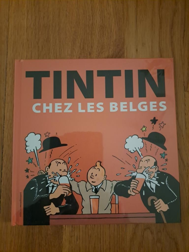 Tintin chez les Belges , sous cello, Ophalen of Verzenden, Kuifje, Nieuw, Boek of Spel