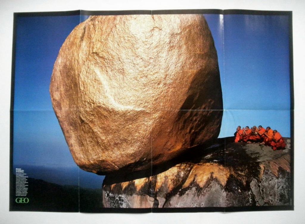 GEO 241 - poster anniversaire Spécial 20 ans - double face, Ophalen, Zo goed als nieuw, Collectif