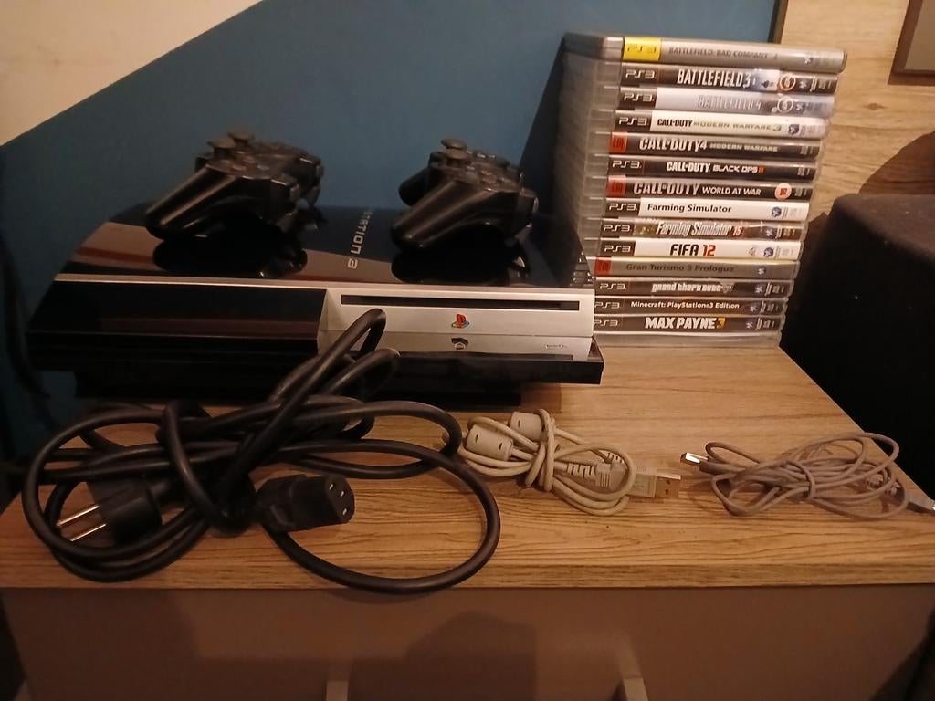 Console PlayStation 3 1to + 15 jeux, PlayStation 3