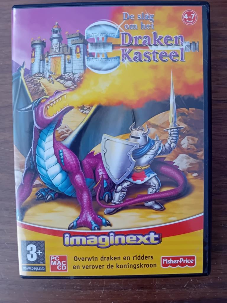 PC CD-Rom De Slag Om Het Draken Kasteel, Games en Spelcomputers, Ophalen of Verzenden, Gebruikt