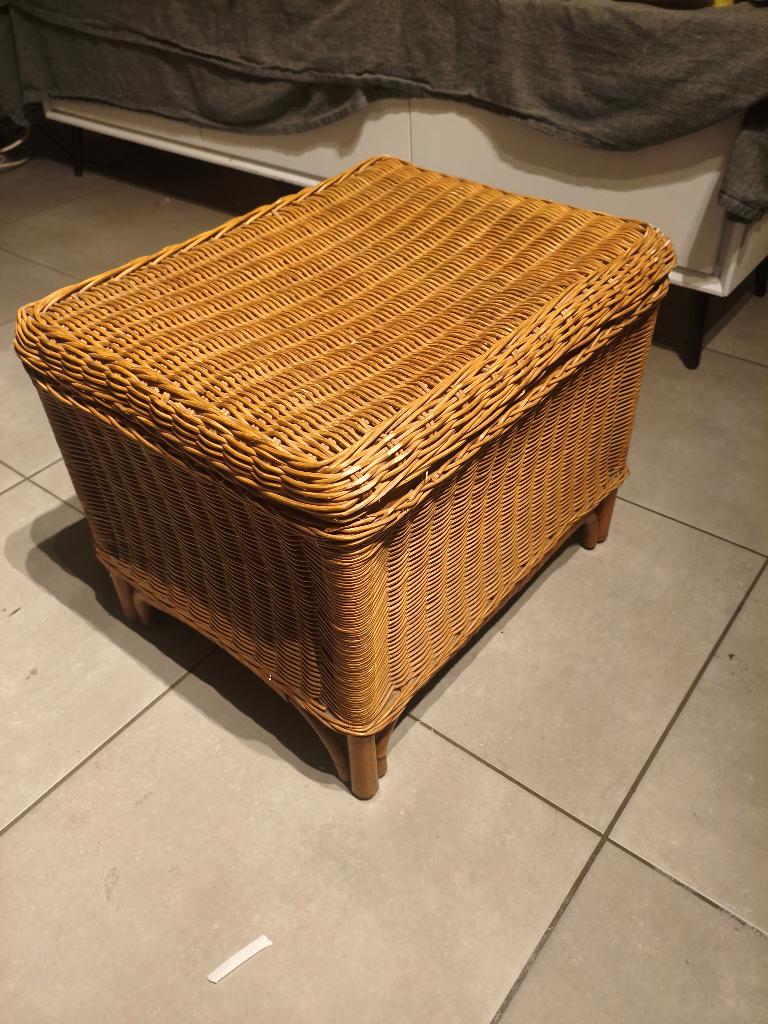 2 rieten opbergmand, Huis en Inrichting, Gebruikt, Mand, Ophalen of Verzenden, Riet