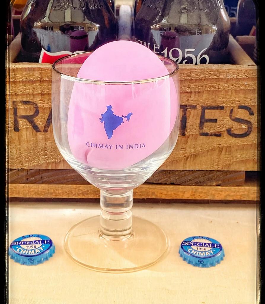 Galopin Chimay -  India, Verzamelen, Ophalen of Verzenden, Nieuw, Glas of Glazen, Overige merken