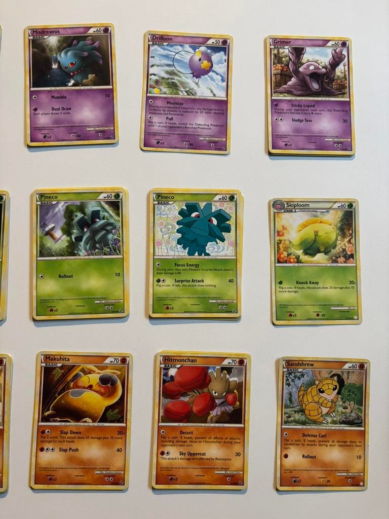 Pokemon kaarten dubbels 2007-2010, Ophalen, Zo goed als nieuw