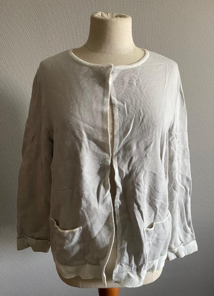 Lichtgrijze gilet Rabe maat 40, Gris, Comme neuf, Envoi, Taille 38/40 (M)