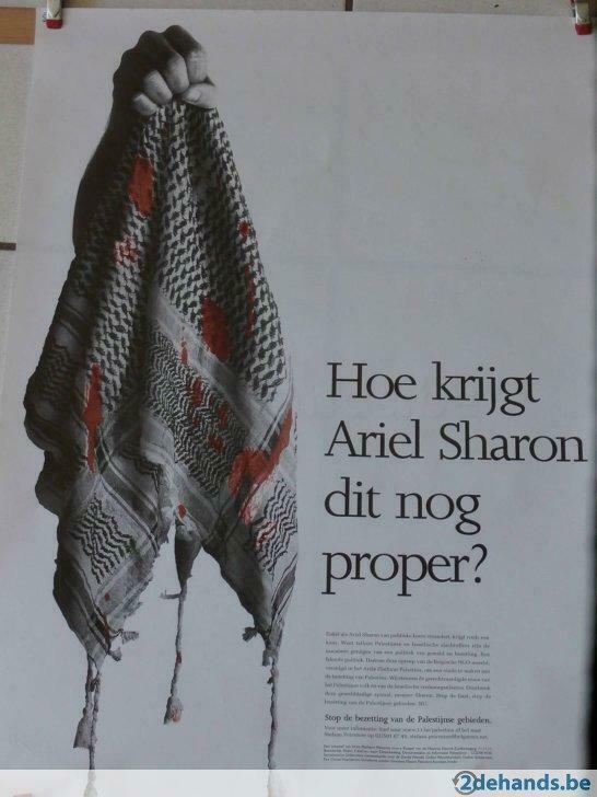 affiche:"Hoe krijgt Ariel dit nog proper", Ophalen of Verzenden, Gebruikt