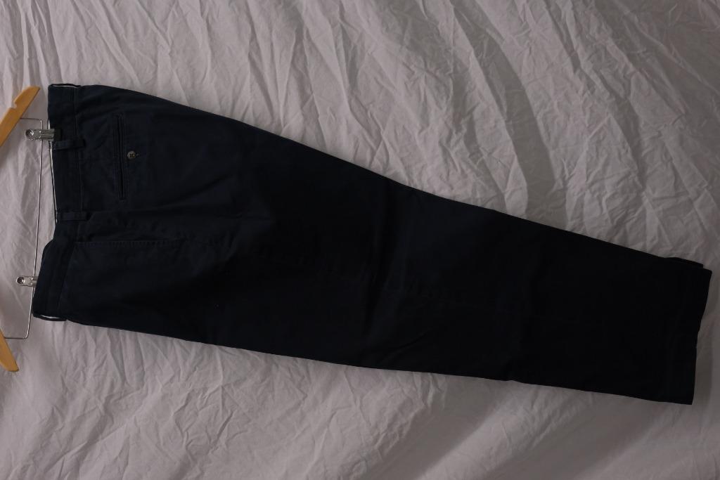 Ralph Lauren - lange katoenen broek, Ophalen, Blauw, Ralph Lauren, Maat 56/58 (XL)