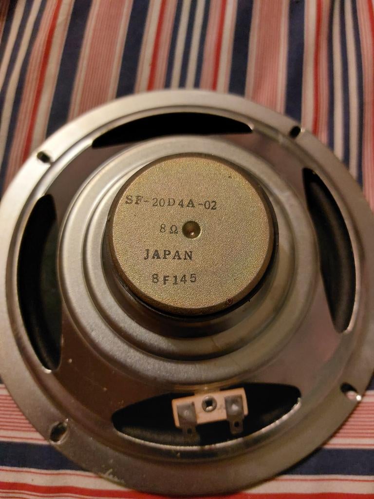 2 luidsprekers woofer 21 cm 8 0hm 40 watt+- Japan, Overige merken, Overige typen, Nieuw, Ophalen of Verzenden