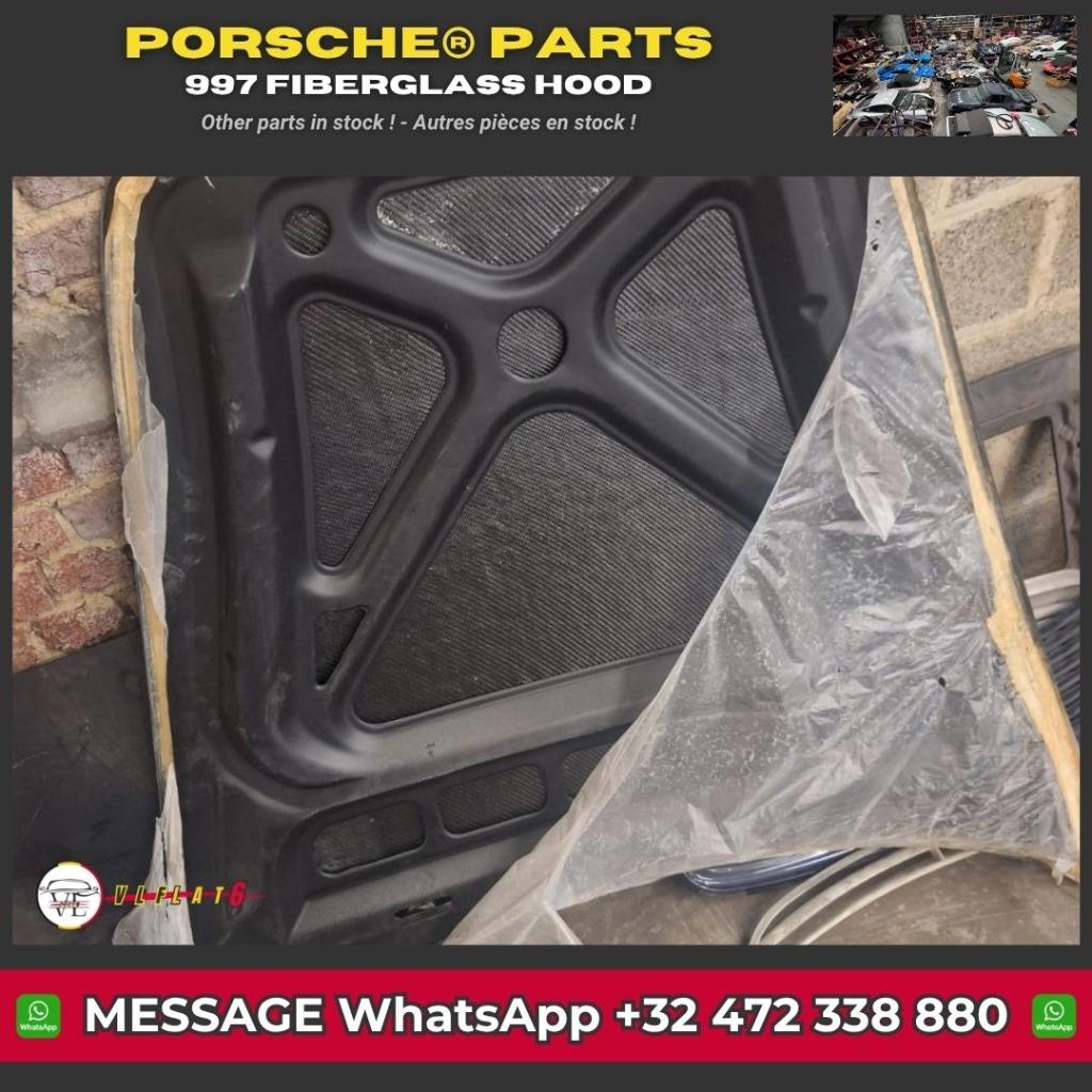Capot en fibre de verre pour Porsche 997, Enlèvement, Utilisé, Porsche, Capot moteur