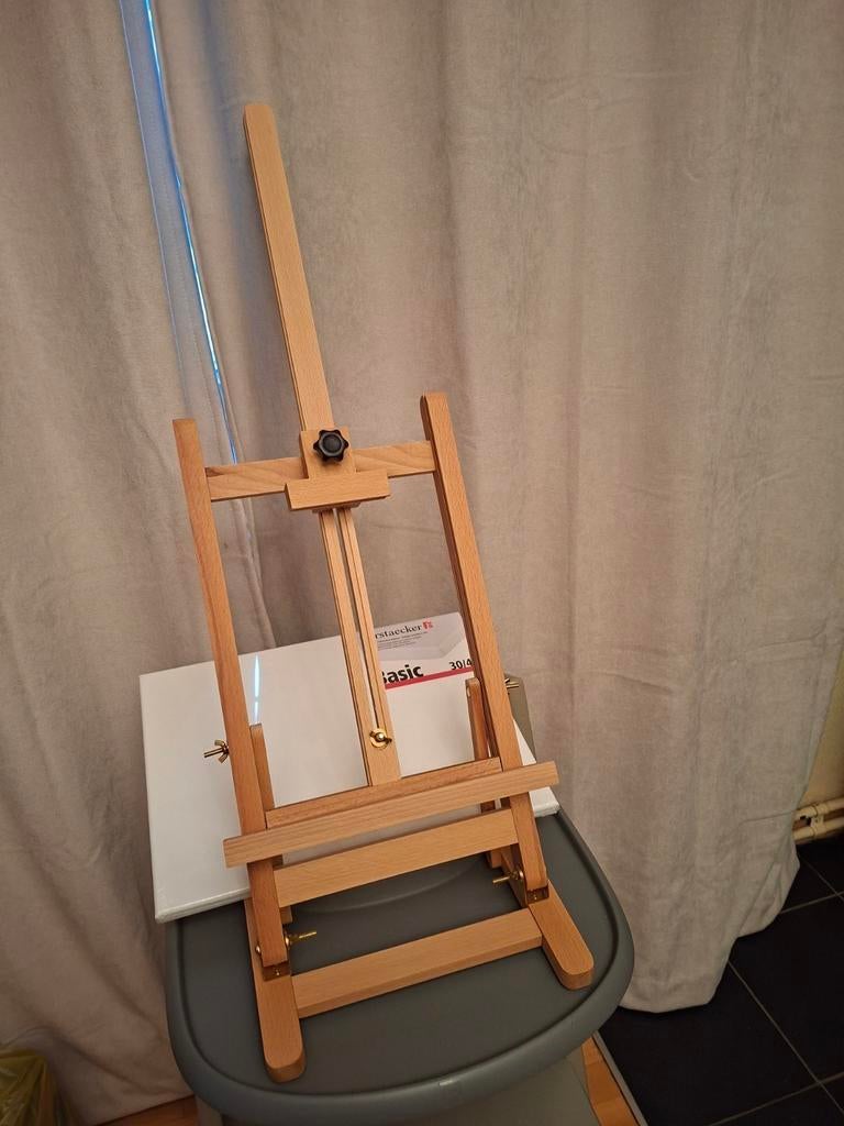 Nieuwe tafelezel + canvas, Hobby en Vrije tijd, Ophalen of Verzenden, Nieuw, Doek