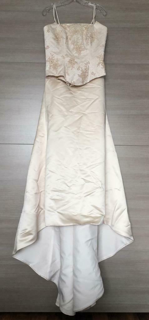 Bruidsjurk Alexis Mariage maat 38/40 champagnekleur - NIEUW, Kleding | Dames, Trouwkleding en Trouwaccessoires, Trouwjurk, Overige kleuren