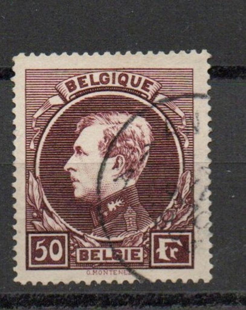 Année 1929 : 291 obli. (voir scan) - S.M. le Roi Albert Ier, Enlèvement ou Envoi