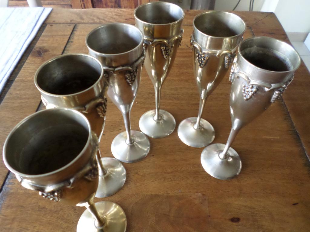 Flûtes à champagne en  métal, Ophalen of Verzenden
