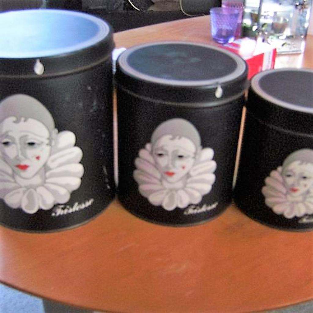 blikken TRISTAN  VINTAGE, Ophalen of Verzenden, Gebruikt, Overige, Overige merken