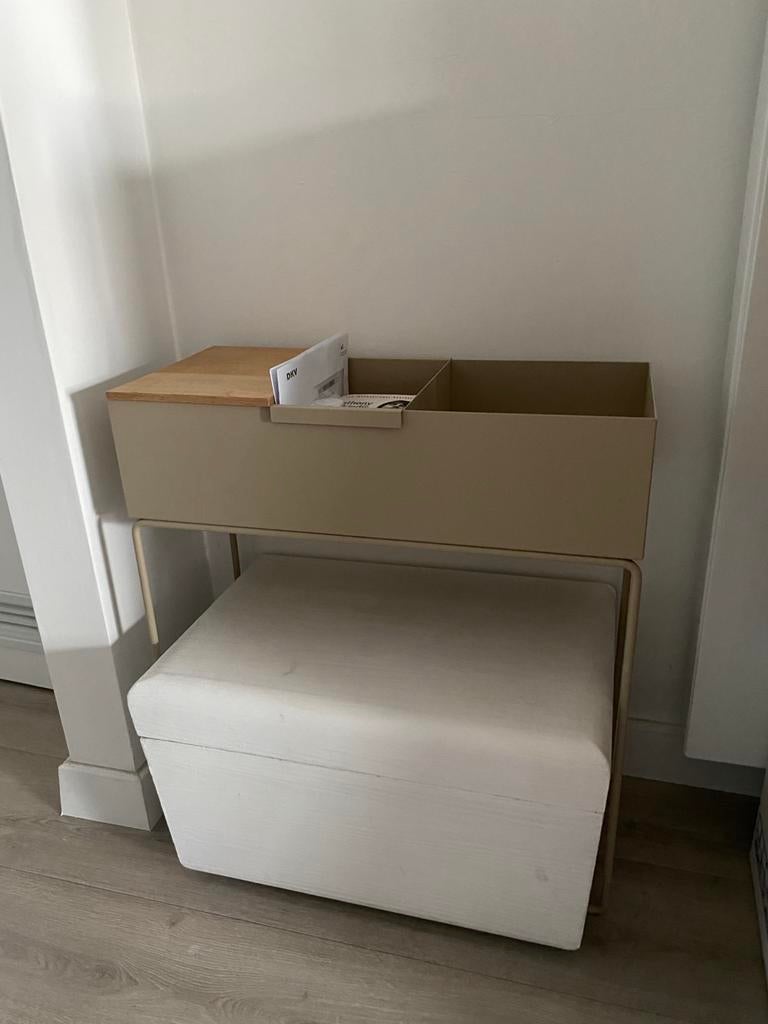 Opbergkist wit, Huis en Inrichting, Woonaccessoires | Kisten, Ophalen, Gebruikt